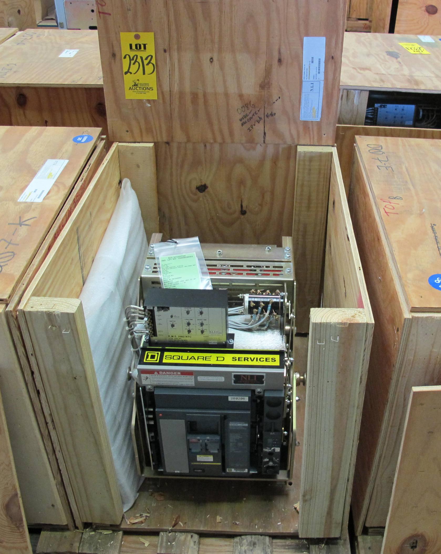 BREAKER, CIRCUIT, 600 FRAME AMP RATING, MASTERPACT NT 08N1 KIND, 3 POLE, 480 VOLT RATING SQUARE D DIRECT REPLACEMENT FOR NSR-EQ ABB K-600S ENVIRONMENTALLY QUALIFIED (EQ) FOR PENETRATION AREA (REFER TO EQDP M-85123) INCLUDES ONE NEW 18" DOOR, MOUNTS USING EXISTING HINGES > CONTINUOUS CURRENT: 600A > INTERRUPTING RATING: 30KA @ 535 VAC > 125VDC OPERATED > RMS 2002 NTC SOLID STATE, PART # NLI-NT08N1-LISB8-EODC-NSR-EQ-001 (W-44) LOADING & HANDLING FEE $15-